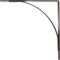 Ekena Millwork Morris Steel Bracket, Hammered Brown 3"W x 22"D x 22"H BKTM03X22X22MOHBR - alternate 4